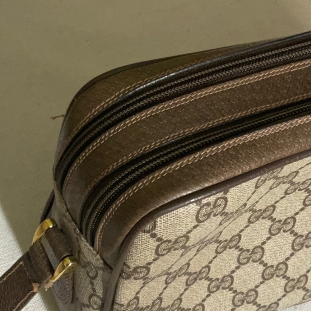 Gucci vintage GG Supreme Web Sherry Line Shoulder Bag - Picture 3 of 16